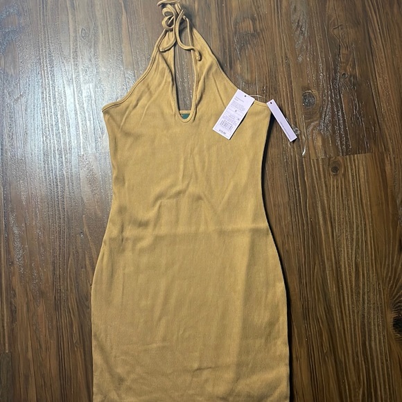 Wild Fable Tan Halter Dress - Picture 4 of 7